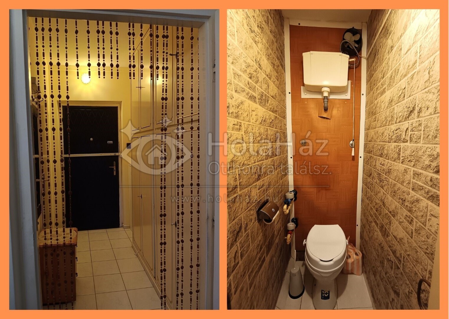 Előszoba és WC