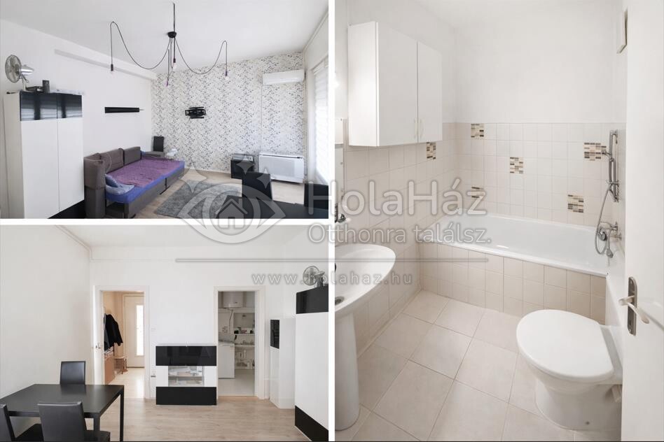 Nappali és fürdőszoba